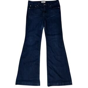 Women’s Free People high rise flare leg dark wash jeans size 30